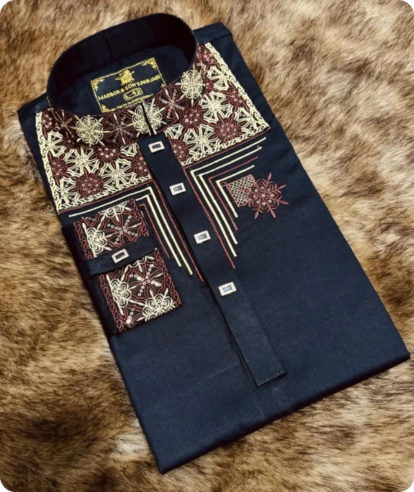 Black premium panjabi