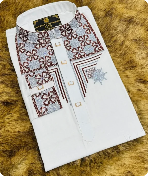 white panjabi price